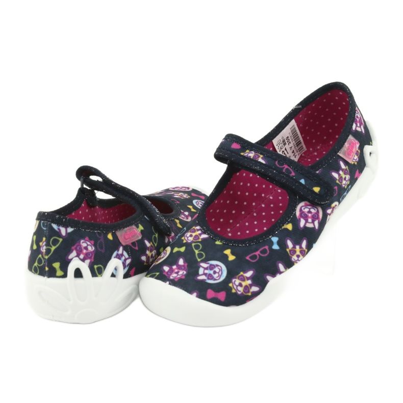 Calzado infantil befado 114Y359 negro púrpura rosa multicolor 4