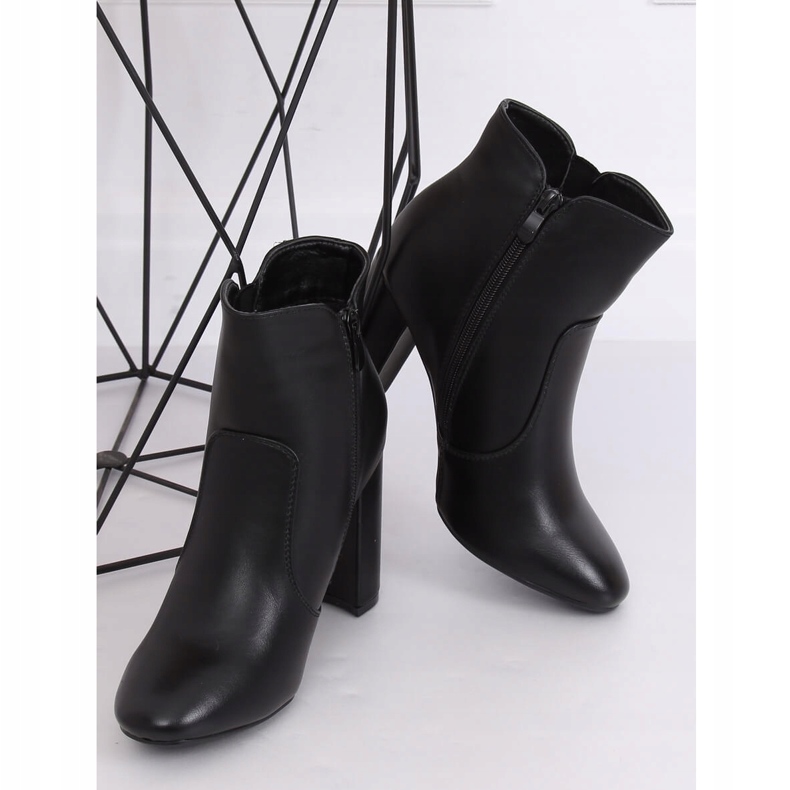 Negro 1436 Tacones negros 2