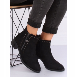Botines Chelsea negros para mujer 5637 Negro 5