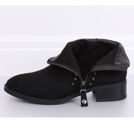Botines Chelsea negros para mujer 5637 Negro 3