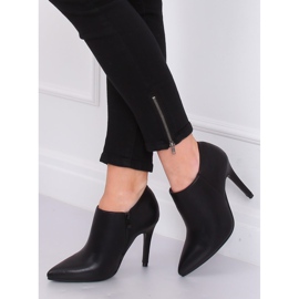 Zapatos de cuero negro con alfiler TX-1850-1 Negro 3