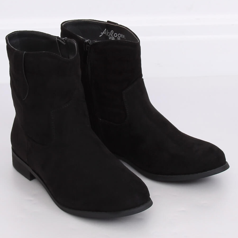 Black 3820 Botas negras para mujer negro 1