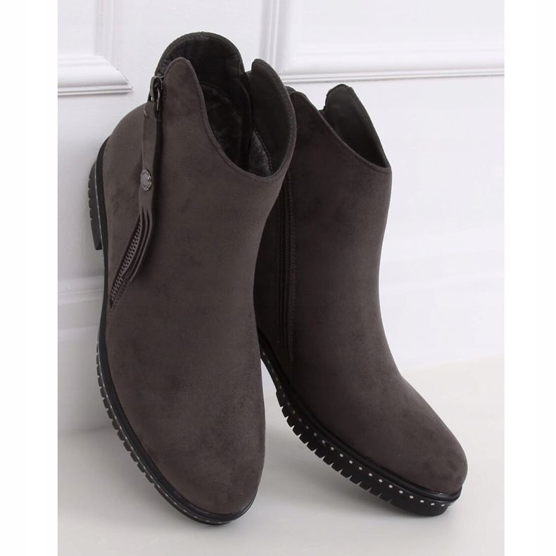 Botas de ante gris 6332 Grey 1 Botas de ante gris 6332 Grey 1