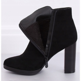 Botas negras de tacón BM-9091-1 Black negro 4