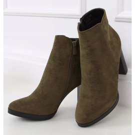 Bota de tacón verde BM-9091-1 Verde 1