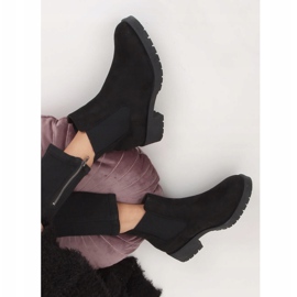 Botines Chelsea negros para mujer JY2000 Negro 3