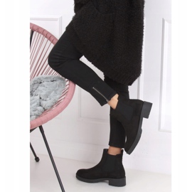 Botines Chelsea negros para mujer JY2000 Negro 2