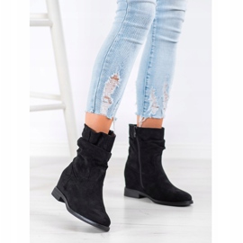 Botas de vaquero en la cuña VINCEZA negro 4