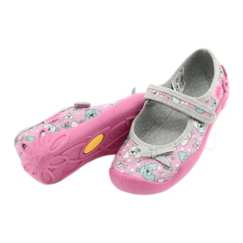 Calzado infantil befado 114X413 rosado plata gris 4