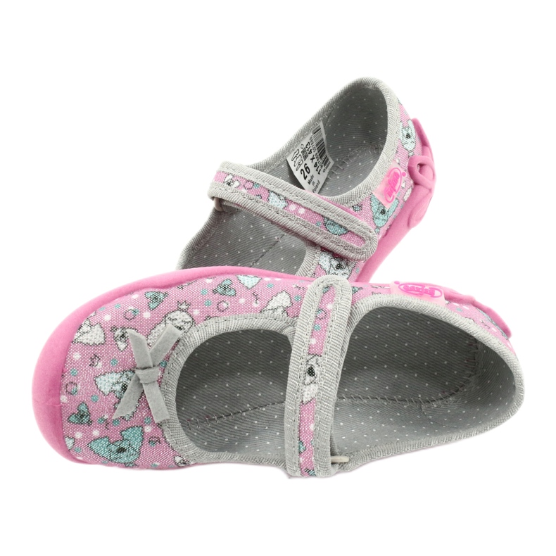 Calzado infantil befado 114X413 rosa plata gris 5