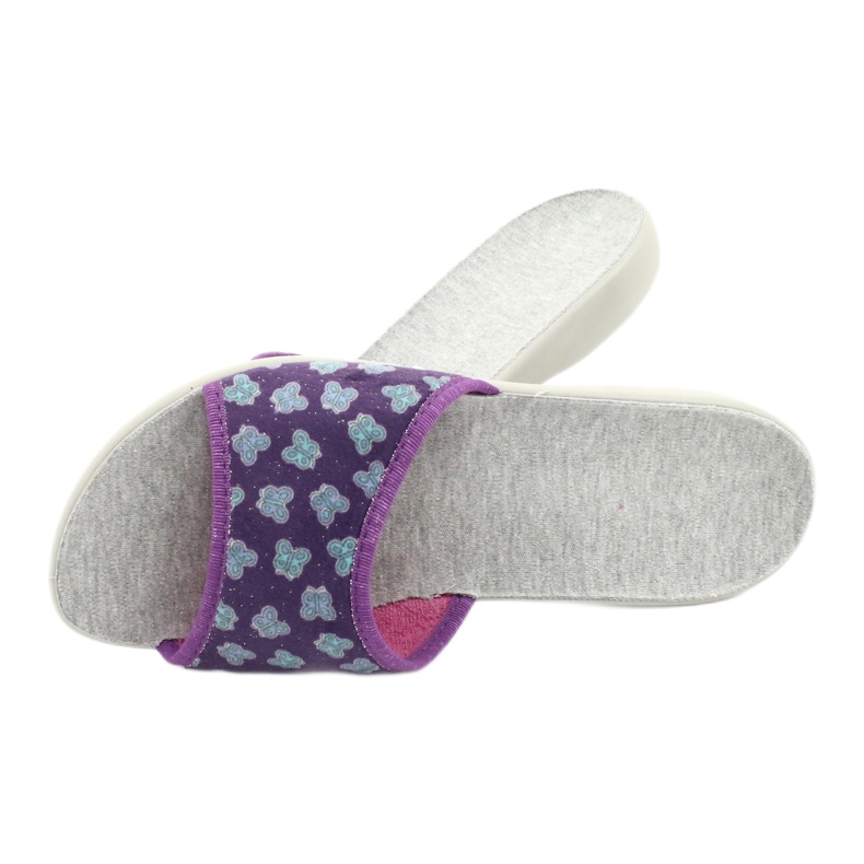 Zapatos de mujer befado pu 300D042 violeta azul gris 5 Zapatos de mujer befado pu 300D042 violeta azul gris 5