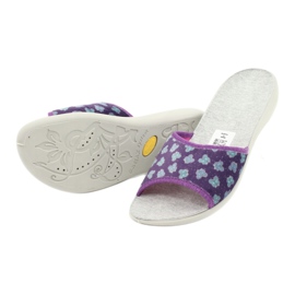 Zapatos de mujer befado pu 300D042 violeta azul gris 4