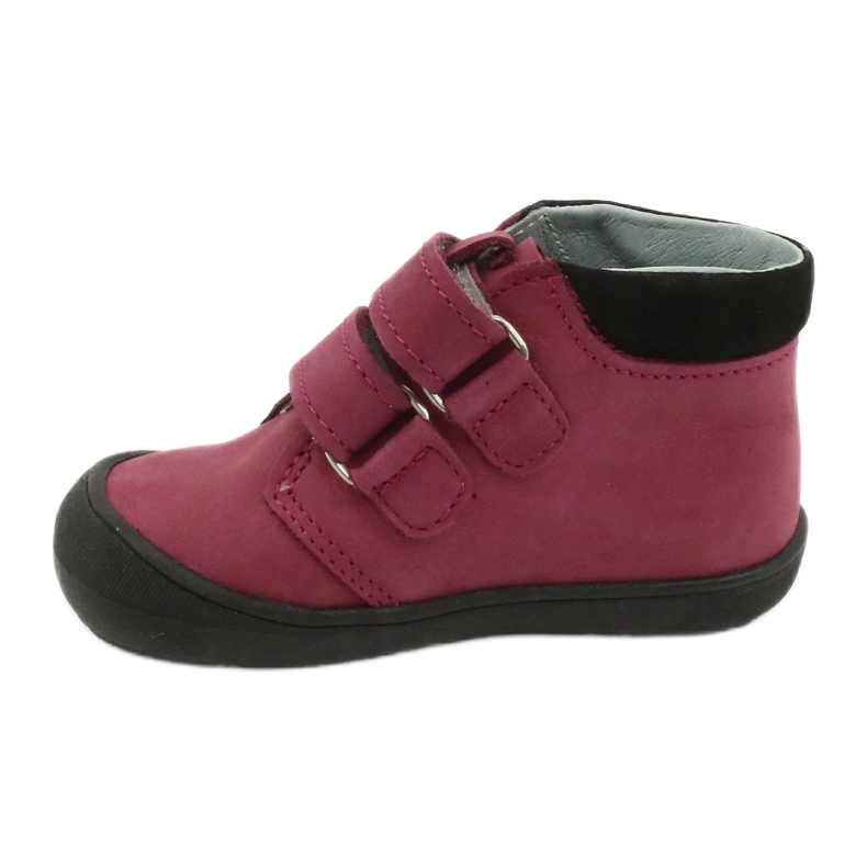Zapatos velcro corazón Mazurek 1341 claret / negro rojo 1 Zapatos velcro corazón Mazurek 1341 claret / negro rojo 1