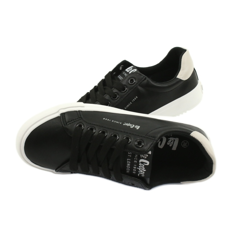 Lee Cooper Zapatillas de zapatillas ecológicas LCJL-20-31-071 Negro 4