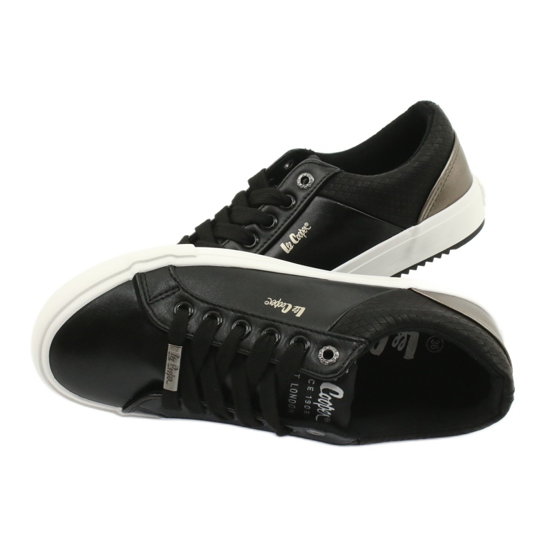 Lee Cooper Zapatillas ecológicas para mujeres LCJL-20-31-041 Negro 4