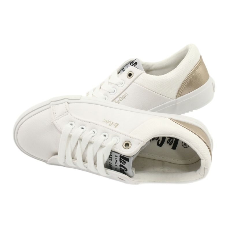 Zapatos Lee Cooper W LCJL-20-31-042 blanco dorado 3