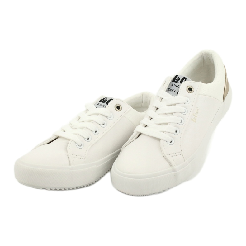 Zapatos Lee Cooper W LCJL-20-31-042 blanco dorado 4