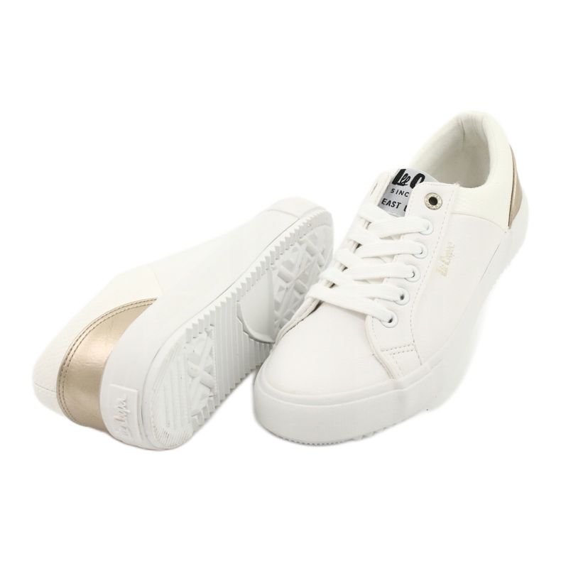Zapatos Lee Cooper W LCJL-20-31-042 blanco dorado 5