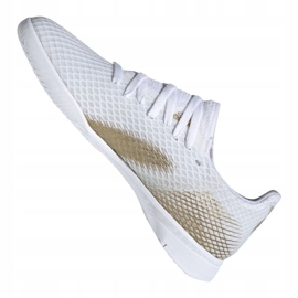 Botas de fútbol Adidas X Ghosted.3 In Jr EG8225 gris / plata, blanco, dorado blanco 6