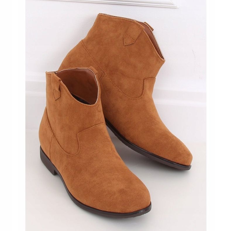 Botas camperas planas camel TX-1876 Camel marrón amarillo 1