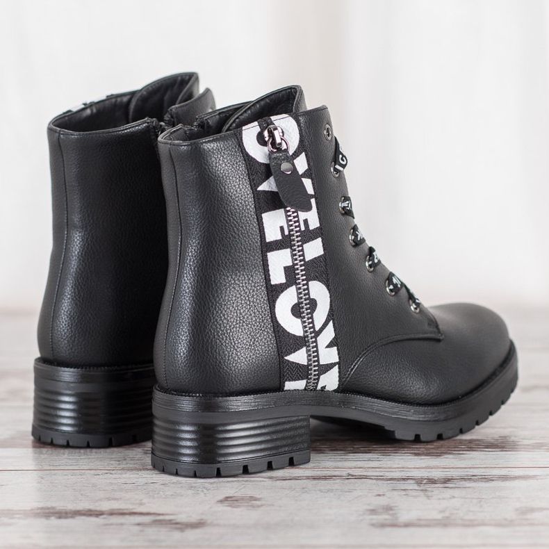 Botas de Eco Piel VINCEZA negro 1