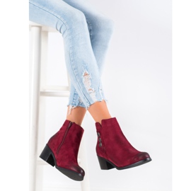 Goodin Botas casuales rojo 2