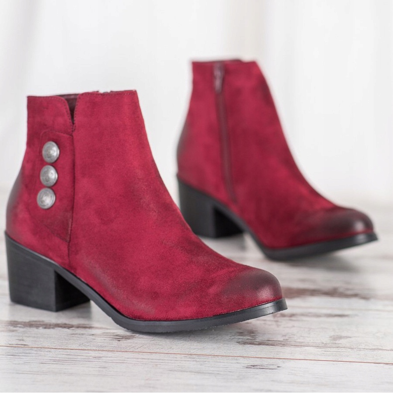 Goodin Botas casuales rojo 1 Goodin Botas casuales rojo 1