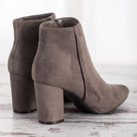 Goodin Botas elegantes en Spitz gris 2