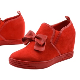 Zapatillas rojas con lazo Tifi rojo 1 Zapatillas rojas con lazo Tifi rojo 1