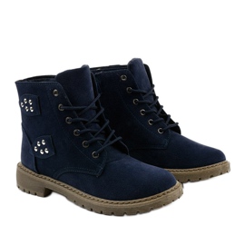Botas de montaña azul marino con cremallera Delothia 2