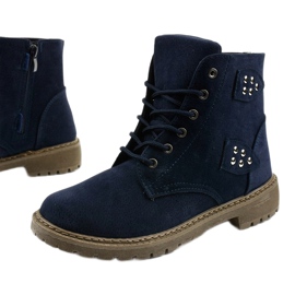 Botas de montaña azul marino con cremallera Delothia 3