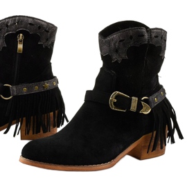 Botines de ante negro con estrella Generational 1