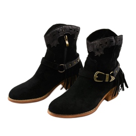 Botines de ante negro con estrella Generational 2