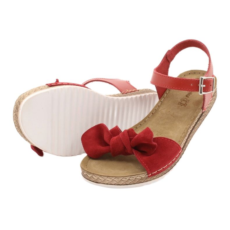 Zapatos de mujer Comfort Inblu 158D117 rojo 4