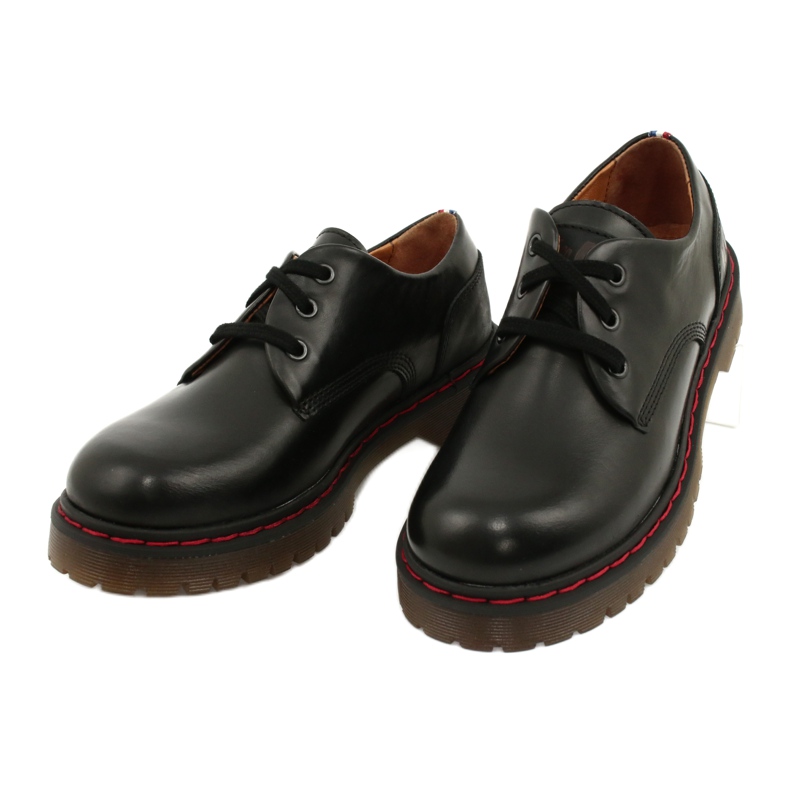 Lee Cooper LCJPL-20-01-021 botas de cuero negro 2