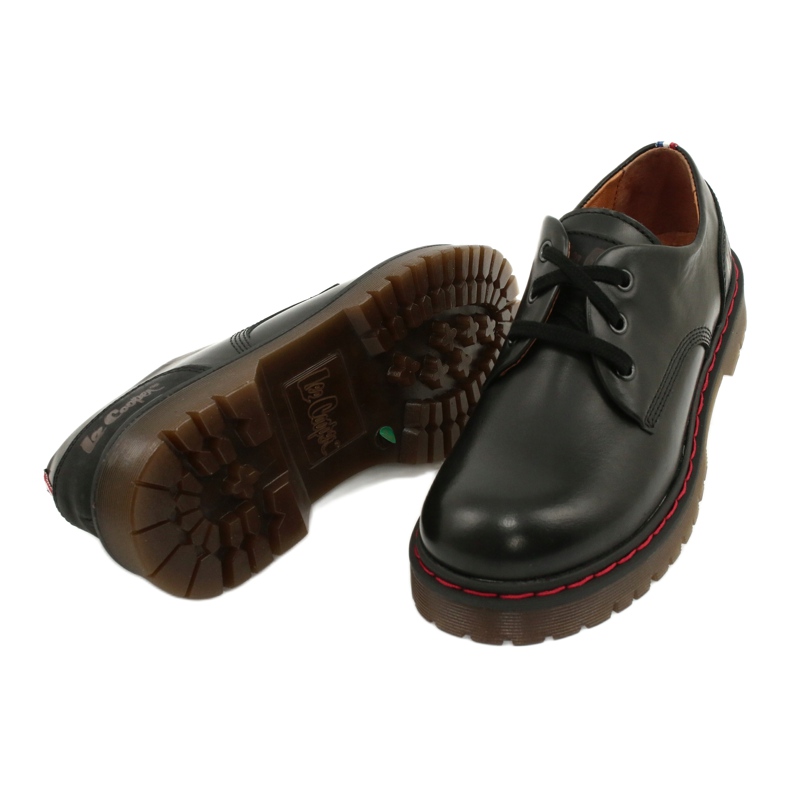 Lee Cooper LCJPL-20-01-021 botas de cuero negro 3