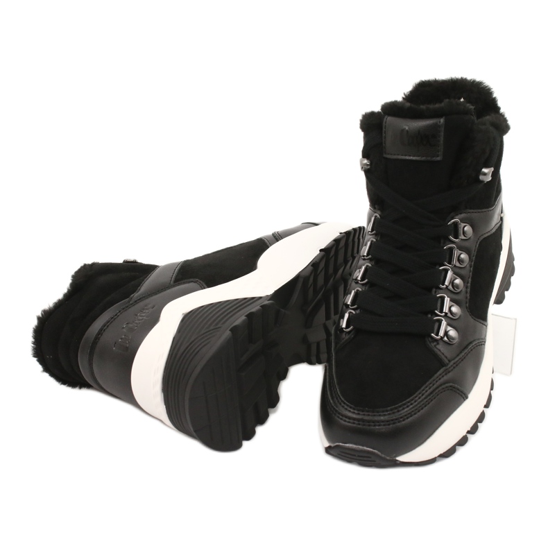 Botas deportivas cómodas Lee Cooper LCJL-20-31-152 negro 3