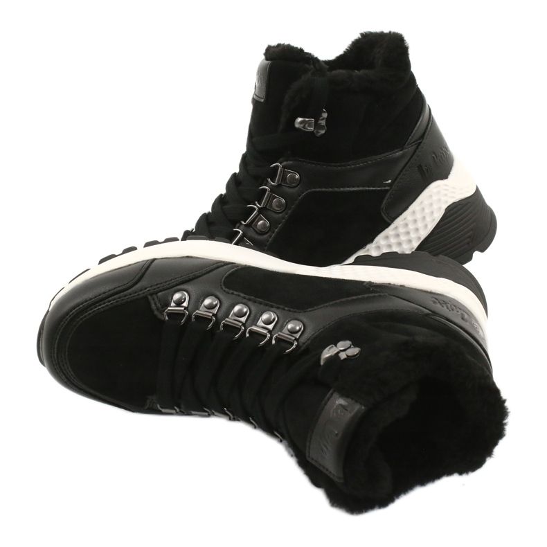 Botas deportivas cómodas Lee Cooper LCJL-20-31-152 negro 4