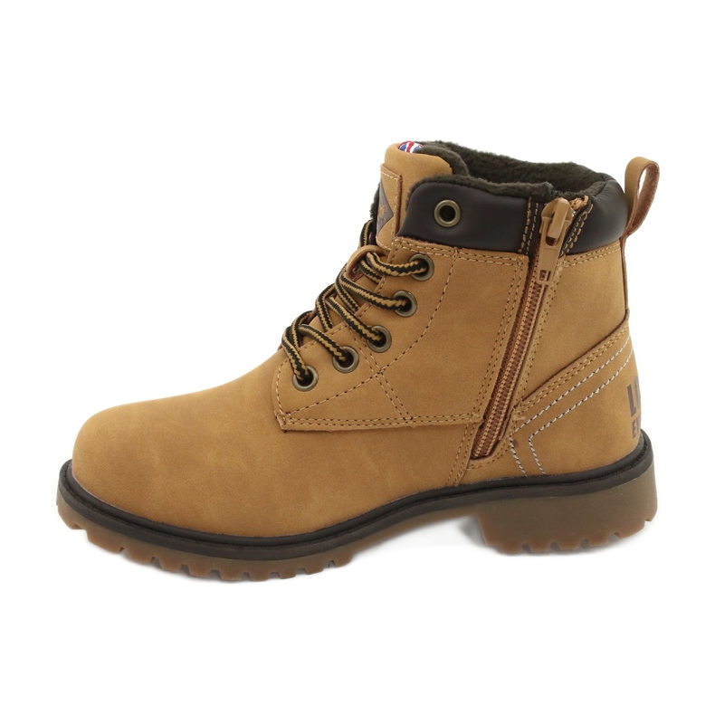 Lee Cooper KID CAMEL Trappers atados con cremallera amarillo 1 Lee Cooper KID CAMEL Trappers atados con cremallera amarillo 1
