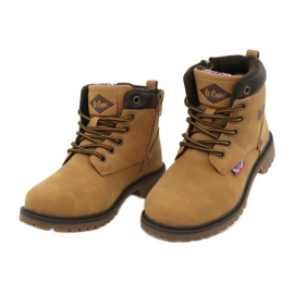 Lee Cooper KID CAMEL Trappers atados con cremallera amarillo 2 Lee Cooper KID CAMEL Trappers atados con cremallera amarillo 2