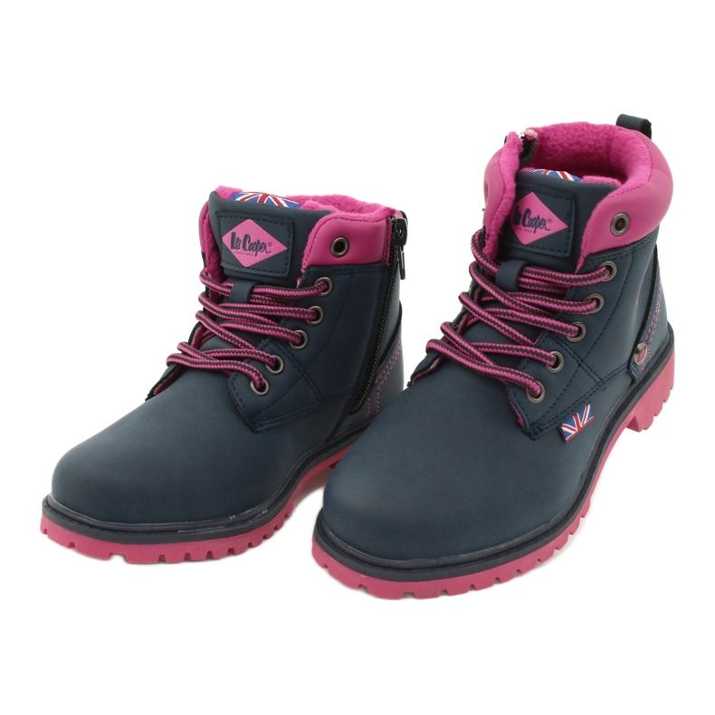 Lee Cooper Cappers para niños en un control deslizante azul marino 2