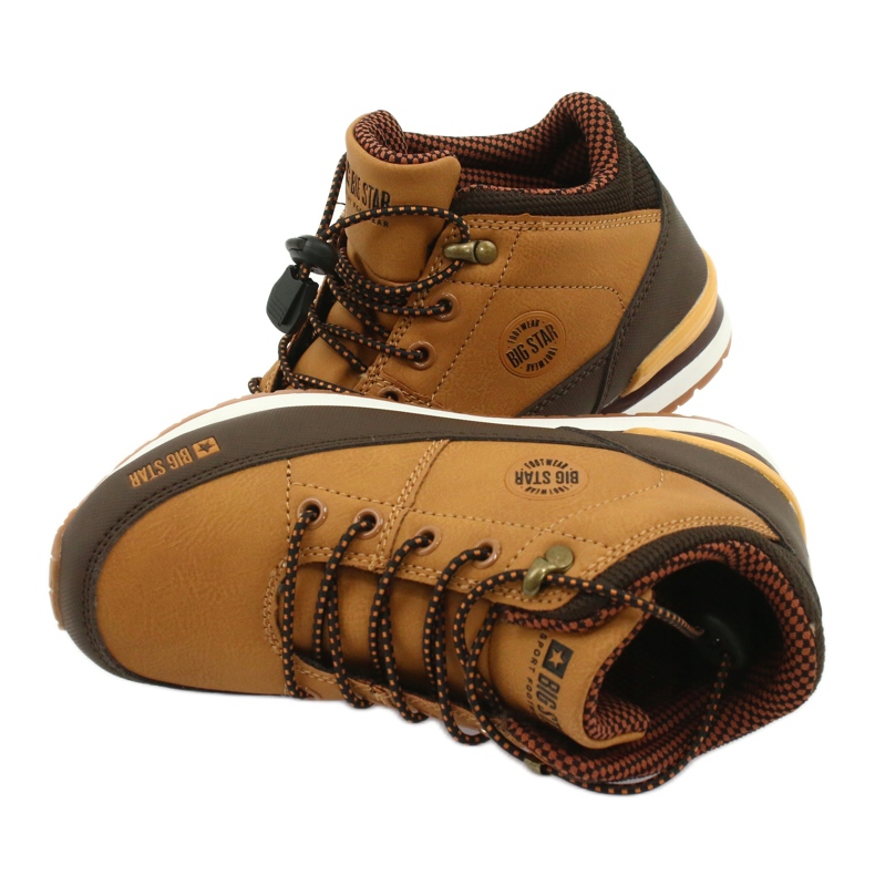 Big Star Zapatos deportivos para niños GG374102 Brown marrón 4