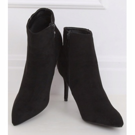 Negro Botas de tacón negro 9468 Negro 1