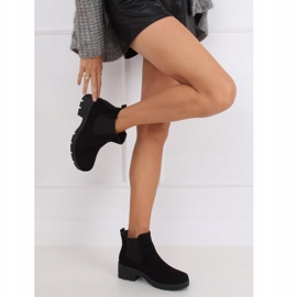 Botines Chelsea negros con suela gruesa 9996-8 Negro 2