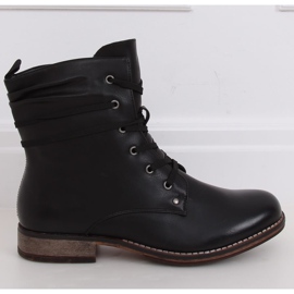 Botas negras botas negras con cordones PG08 Black negro 2 Botas negras botas negras con cordones PG08 Black negro 2