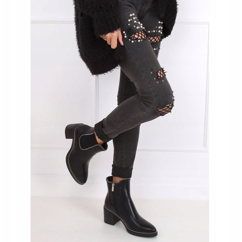 Botines Chelsea negros, negro 15671 Negro 1