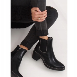 Botines Chelsea negros, negro 15671 Negro 3