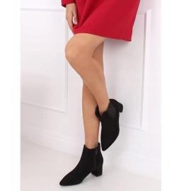 Botas negras de tacón bajo W27012 Black negro 1 Botas negras de tacón bajo W27012 Black negro 1
