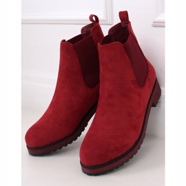 Botas de mujer granate F-3799 Wine rojo 1