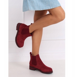 Botas de mujer granate F-3799 Wine rojo 3